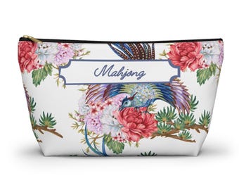 Bird Bam Mahjong Tile Pouch: Floral Mahjong Gift