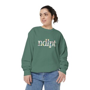 Needlepoint Sweatshirt, Floral Needlepoint Sweatshirt, Needlepoint Gift, Gift for Needlepointer
