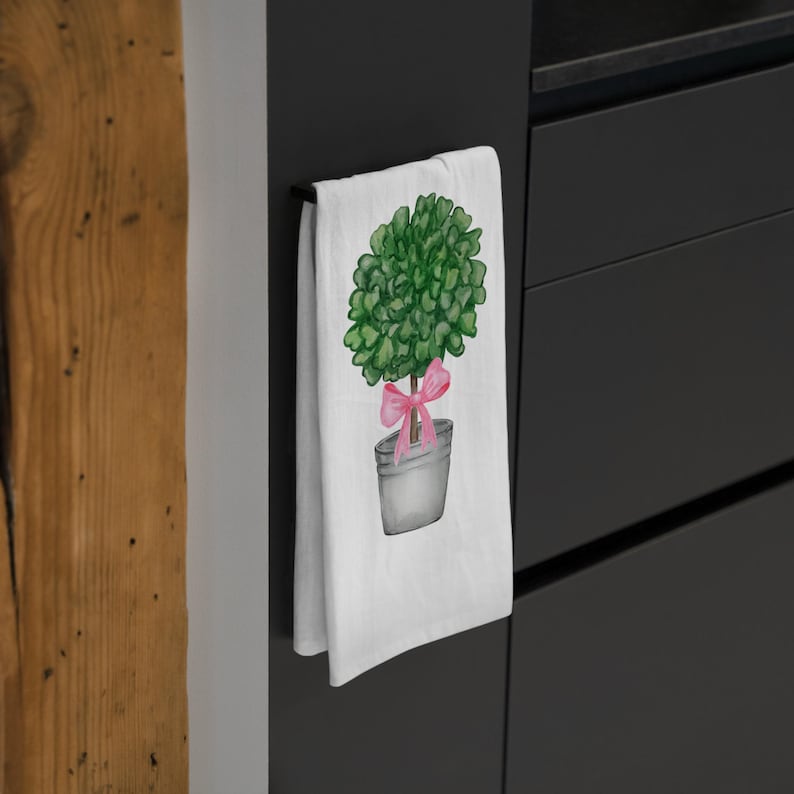 DesignsbyColleenT Topiary Tea Towel - Thumbnail 2