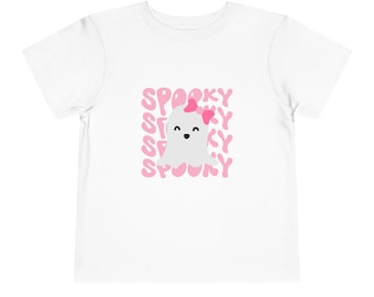 Kortärmad t-shirt för småbarn med Halloween-spöken