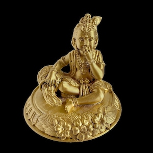 Lord Baby Krishna idol (5 x 6 inch)