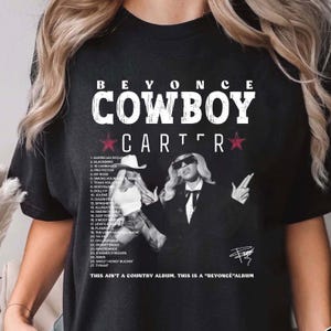Koszulka Beyonce Cowboy Carter Unisex z krótkim rękawem