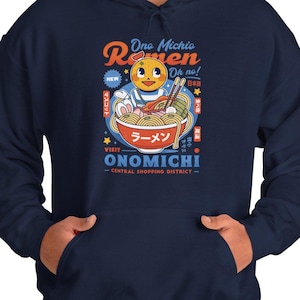 Ono Michio Ramen Unisex Hooded Sweatshirt // Yakuza Video Games //  Kamurocho // Like A Dragon // Pirate In Hawaii // Gaming // Gamer