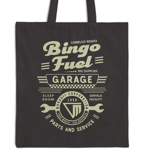 Murkoff Corporation Garage Cotton Canvas Tote Bag // The Outlast Trials Video Game // Murkoff Corporation  // Leland Coyle // Survival