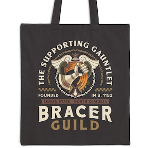 Bracers Guild Leman Crest Cotton Canvas Tote Bag // The Legend Of Heroes Video Game // Trails In The Sky // Crossbell // Trails To Azure