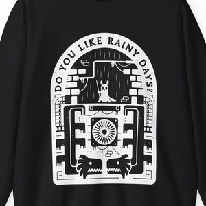 Slugcat Days Unisex Crewneck Sweatshirt // Rain World game // Gaming // Gamer // Lizard // Rainworld // Slug Cat // Gamer // Rain World