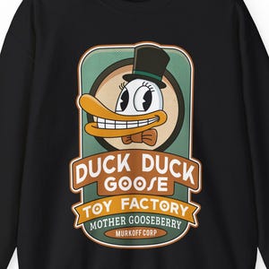Sudadera unisex vintage de cuello redondo de Sinyala Toy Factory // Videojuego Outlast // Juegos // Jugador // The Outlast Trials // Murkoff Corporation