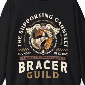 Bracers Guild Leman Crest Unisex Crewneck Sweatshirt // The Legend Of Heroes Video Games // Gaming // Gamer // Trails In The Sky // Ys