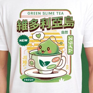 Ramuramu Valley Grüner Tee Unisex T-Shirt // Maplestory Video Game // Gaming Tee // Gamer T-Shirt // Pink Bohne // Slime // Orange Mushroom