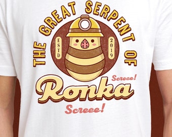 Camiseta unisex vintage de la Gran Serpiente de Ronka // Videojuego Final Fantasy XIV // Camiseta de juego // Camiseta de jugador // Cactuar // Cactilio // JRPG