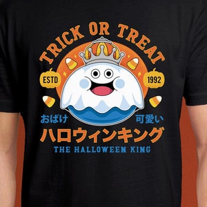Camiseta unisex de Halloween de King Slime // Videojuego Dragon Quest // Camiseta de juego // Camiseta de jugador // Dragon Quest XI // Echoes Of An Elusive Age