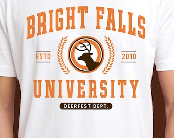 Bright Falls University Unisex T-Shirt // Alan Wake Video game // Gaming Tee // Gamer T-Shirt // Survival Horror // Cauldron Lake // Control