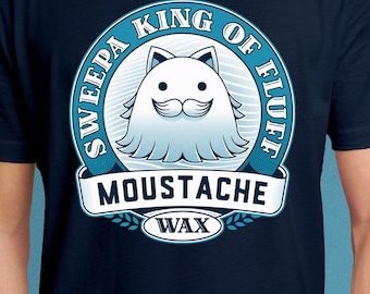 Sweepa Moustache Wax Unisex T-Shirt // Palworld Video game // Gaming Tee // Gamer T-Shirt // Lovander // Crafting // Survival // Farming