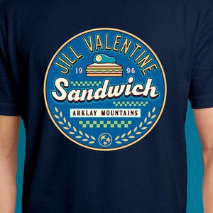 Jill Valentine Sandwich Unisex T-Shirt // Resident Evil Videospiel // Gaming Tee // Gamer T-Shirt // Umbrella Corporation // Raccoon City