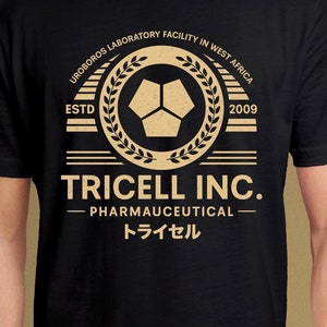 Tricell Afrika Emblem Unisex T-Shirt // Resident Evil 5 Video-Spiel // Gaming Tee // Gamer T-Shirt // Umbrella Corporation // Albert Wesker