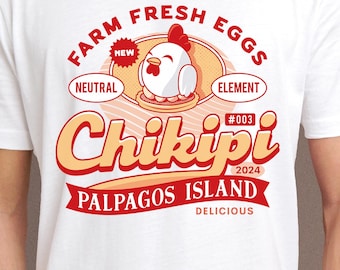 Chikipi Eggs Emblem Unisex T-Shirt // Palworld Video game // Gaming Tee // Gamer T-Shirt // Crafting // Survival // Farming // Chicken