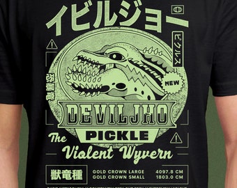 Deviljho Pickle Grunge Unisex T-Shirt // Monster Hunter Videospiel // Gaming Tee // Gamer T-Shirt // Monster Hunter World // Rathalos