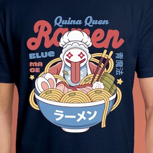 Quina Quen Ramen Unisex T-Shirt // Final fantasy Video Game // Gaming Tee // Gamer T-Shirt // Mog // Cactuar //Cactilio //Final Fantasy IX