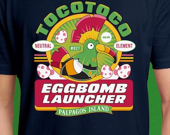 Tocotoco Weird Eggs Unisex T-Shirt // Palworld Video game // Gaming Tee // Gamer T-Shirt // Lovander // Crafting // Survival // Farming