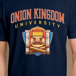 Onion Kingdom University Unisex T-Shirt // Overcooked Video Game // Gaming Tee // Gamer T-Shirt // Chef // Onion Kingdom // Cooking // Crown