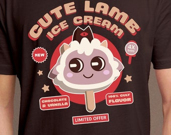 Lamb Ice Cream Unisex T-shirt // the Cult of the Lamb Video Game
