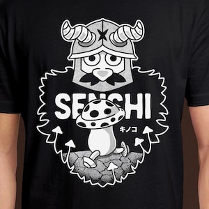 Walking Mushroom And Dwarf Unisex T-Shirt // Delicious In Dungeon Anime // Anime Tee // Manga T-Shirt // Senshi Of Izganda // Dungeon Meshi