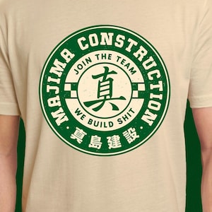 Majima Construction Emblem  Unisex T-Shirt // Yakuza Video Games // Gaming tee // Gamer Shirt // Goro Majima // Kamurocho // Like A Dragon