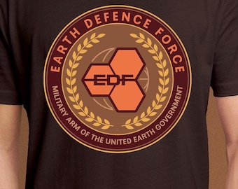 Earth Defence Force Emblem Unisex T-shirt // Red Faction Video
