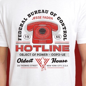 Jesse Faden Hotline Vintage Unisex T-Shirt //Control Video game //Gaming Tee //Gamer T-Shirt // Altered Items //Federal Bureau Of Control