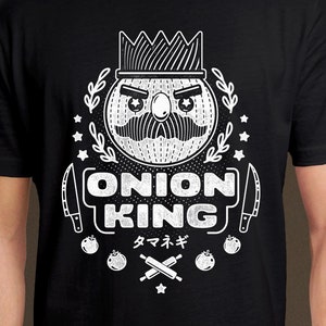 Onion King Emblem Unisex T-Shirt // Overcooked Video Game // Gaming Tee // Gamer T-Shirt // Chef // Onion Kingdom // Cooking // Crown