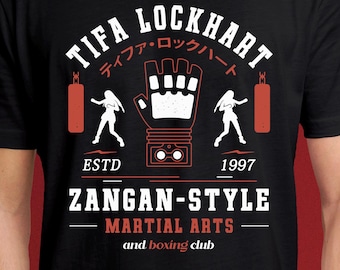 Tifa Lockhart Martial Arts Club Unisex T-Shirt // Final Fantasy VII Video Game // Gaming Tee // Gamer T-Shirt // Sephiroth // Barret Wallace