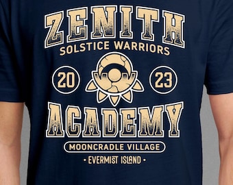 Solstice Warriors Academy Crest Unisex T-Shirt // Sea of Stars Video Game // Gaming Tee // Gamer T-Shirt // Elder Mist // JRPG // Zenith