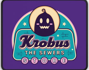 Mouse Pad Krobus The Sewers Merchant // Stardew Valley Video Game // Gaming // Gamer // Junimo // Farming Simulator // RPG // Pelican Town