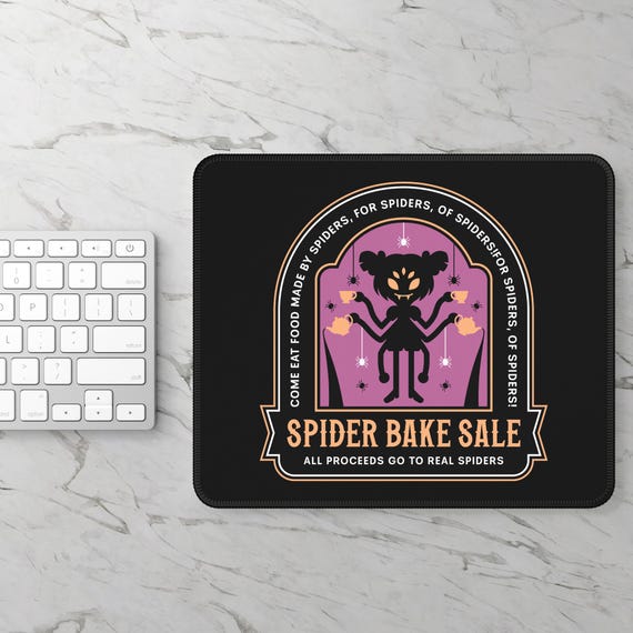 Mouse Pad Spider Bake Sale Emblem // Undertale Video Game
