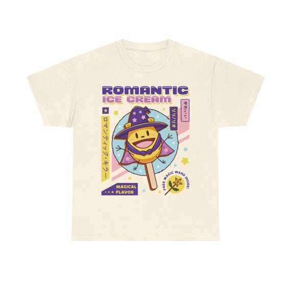 Romantic Ice Cream Unisex T-shirt // Romantic Killer Anime // TV