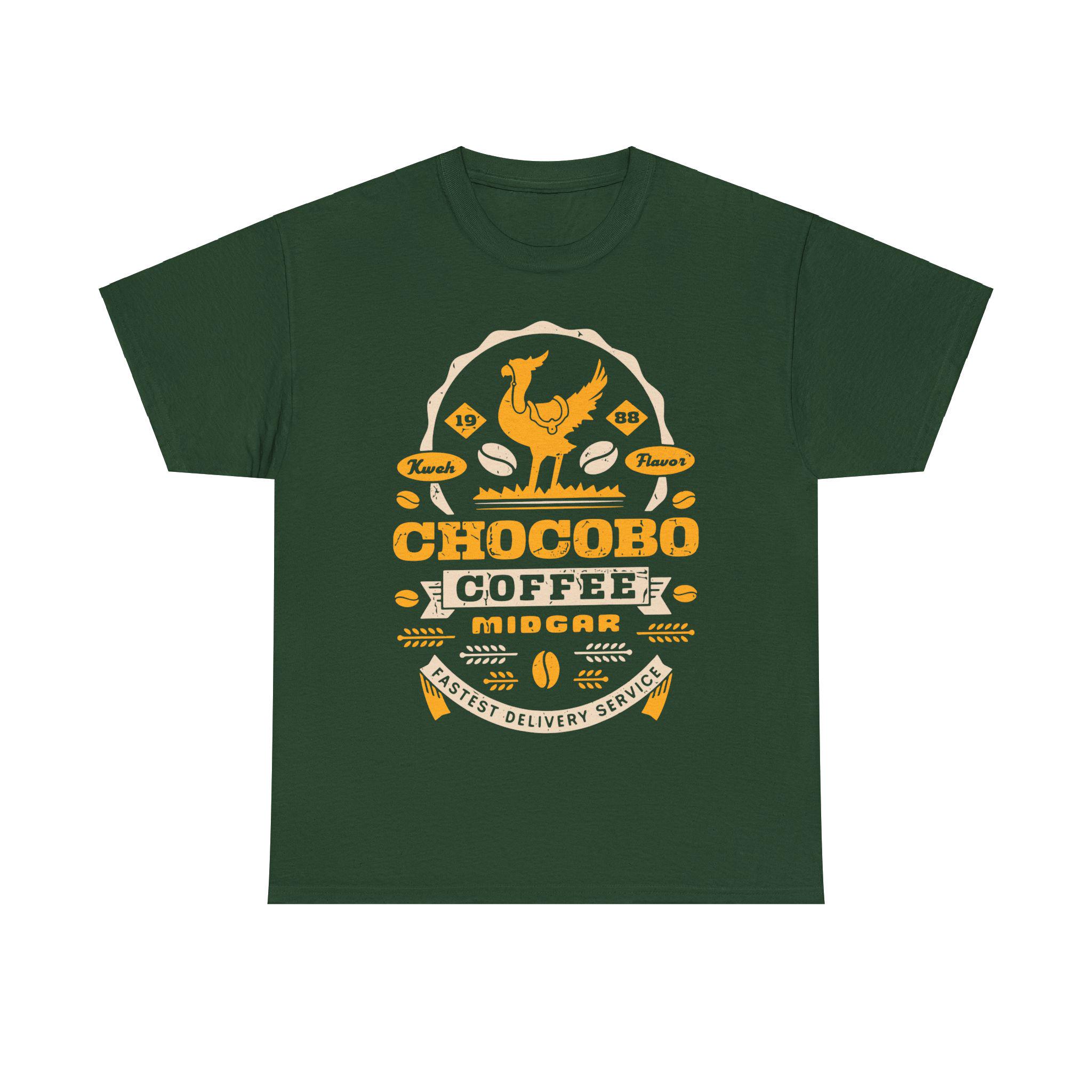 Chocobo Coffee Grunge Unisex T-shirt // Final Fantasy Video Game