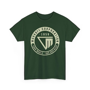 Murkoff Corporation Emblem Unisex T-Shirt // Outlast Video game // Gaming Tee // Gamer T-Shirt // The Outlast Trials // Mount Massive Asylum image 4