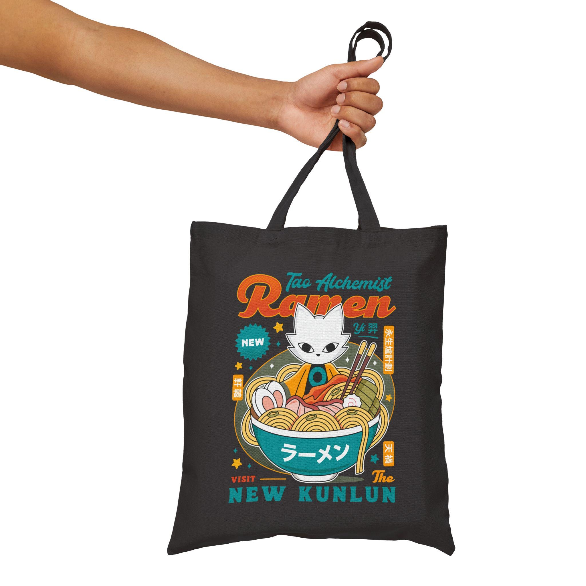 The Mysterious Alchemist Ramen Cotton Canvas Tote Bag // Nine Sols