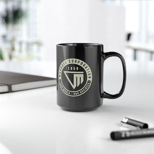 Murkoff Corporation Emblem Black Mug (11oz or 15oz) // Outlast Video game // Gaming // Gamer // The Outlast Trials // Mount Massive Asylum image 8