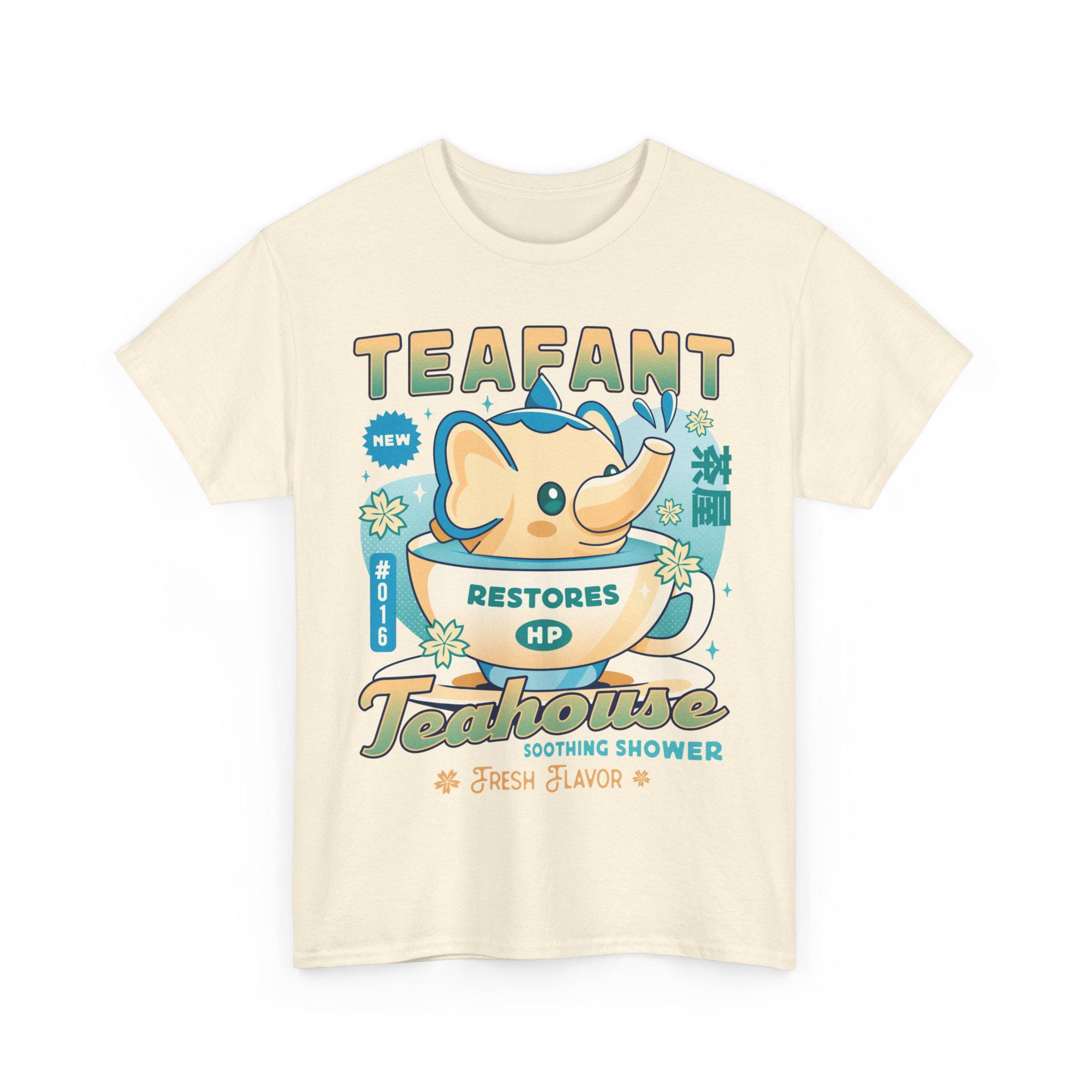 Teafant Cute Teahouse Unisex T-shirt // Palworld Video Game