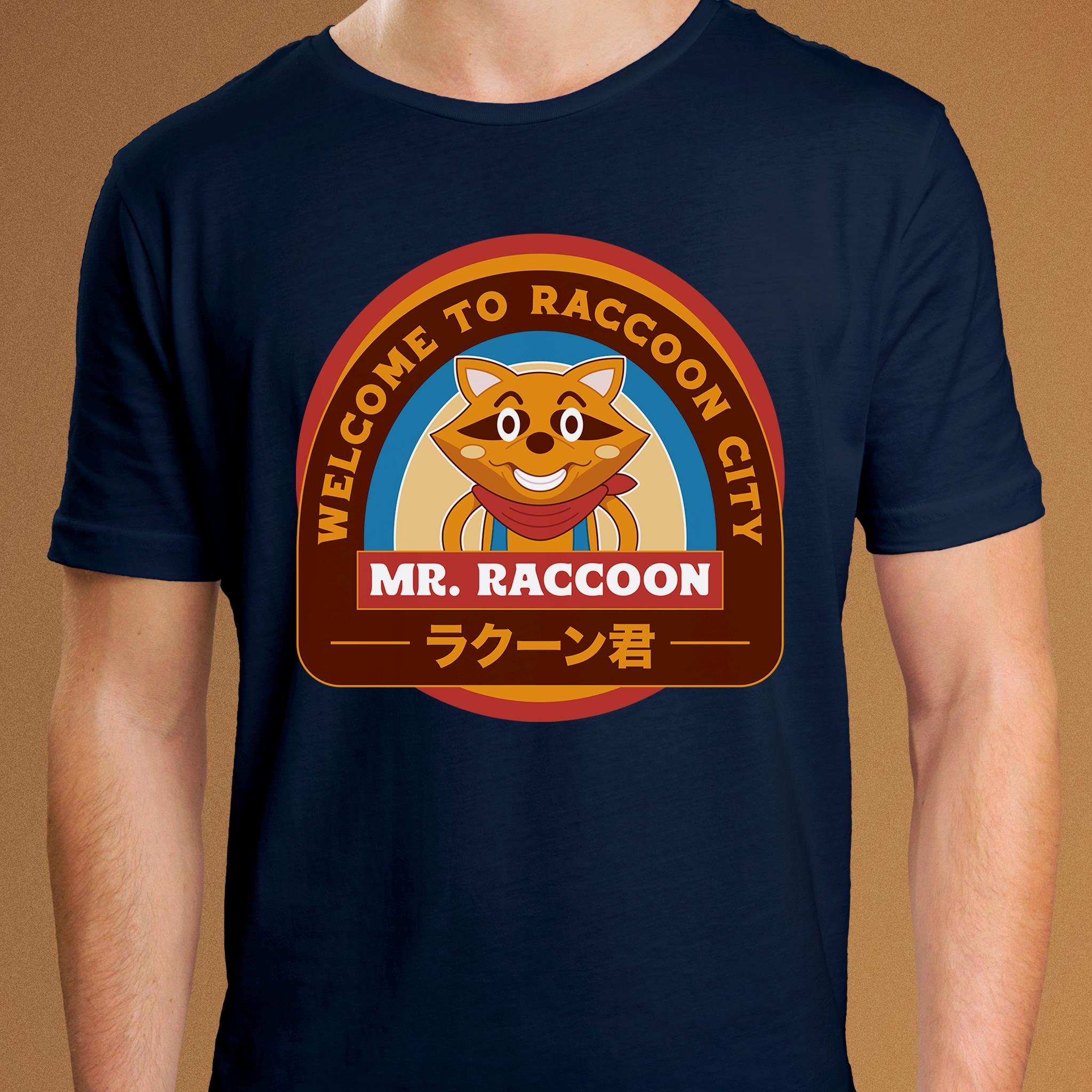 Mr Raccoon City Emblem Unisex T-shirt // Resident Evil 2 Video