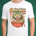 Pukei Pukei Ramen Vintage Unisex T-Shirt // Monster Hunter Video Game // Gaming Tee // Gamer T-Shirt // Ramen Bowl // Iceborne // Palico