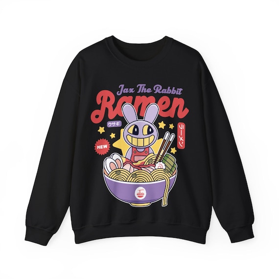 Jax Purple Rabbit Ramen Unisex Crewneck Sweatshirt // the