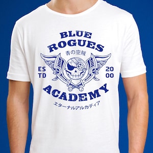 Blue Rogues Air Pirates Unisex T-Shirt // Skies Of Arcadia Video Game // Gaming Tee // Gamer T-Shirt // Skies Of Arcadia Legends// Vyse image 2