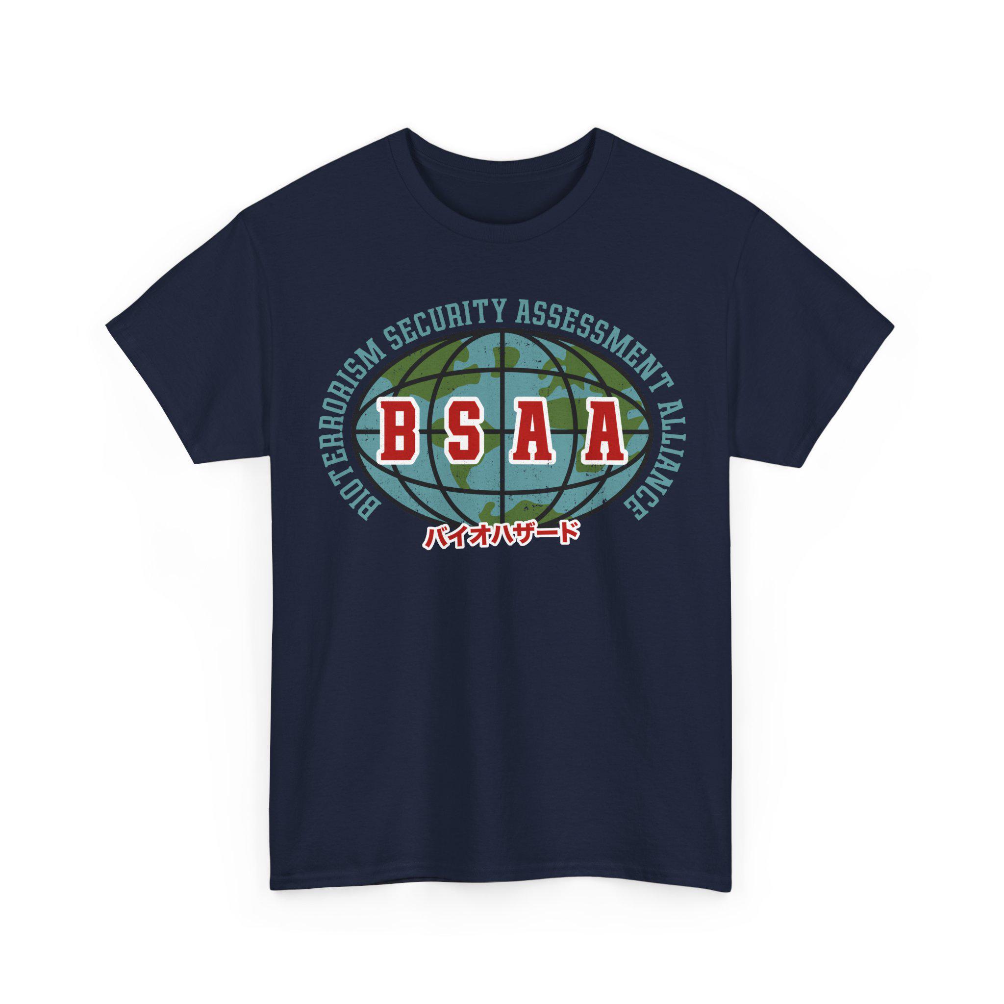 Bsaa ヴィンテージエンブレム ユニセックス Tシャツ // バイオハザード