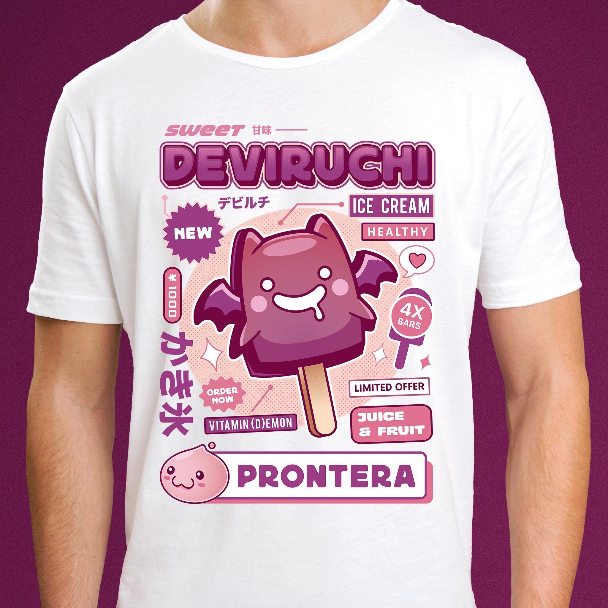 Deviruchi Ice Cream Unisex T-shirt // Ragnarok Online Video Game