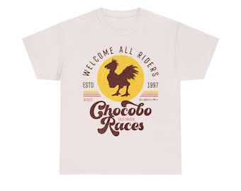 チョコボ パスケース＆Tシャツ チョコボレースエンブレムユニセックスTシャツ // ファイナル