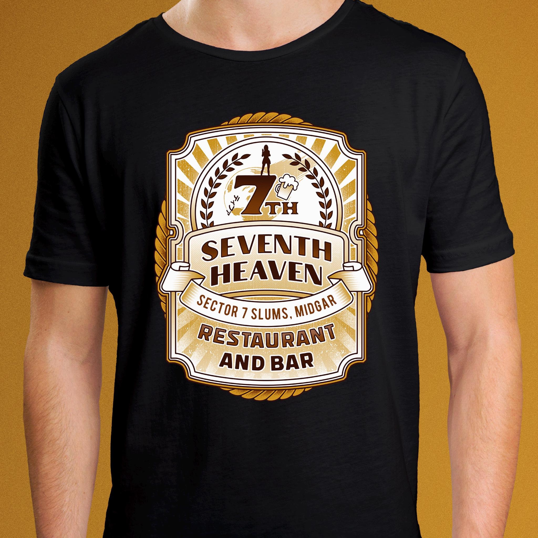 Tifa Lockhart Bar Emblem Unisex T-shirt // Final Fantasy VII Video