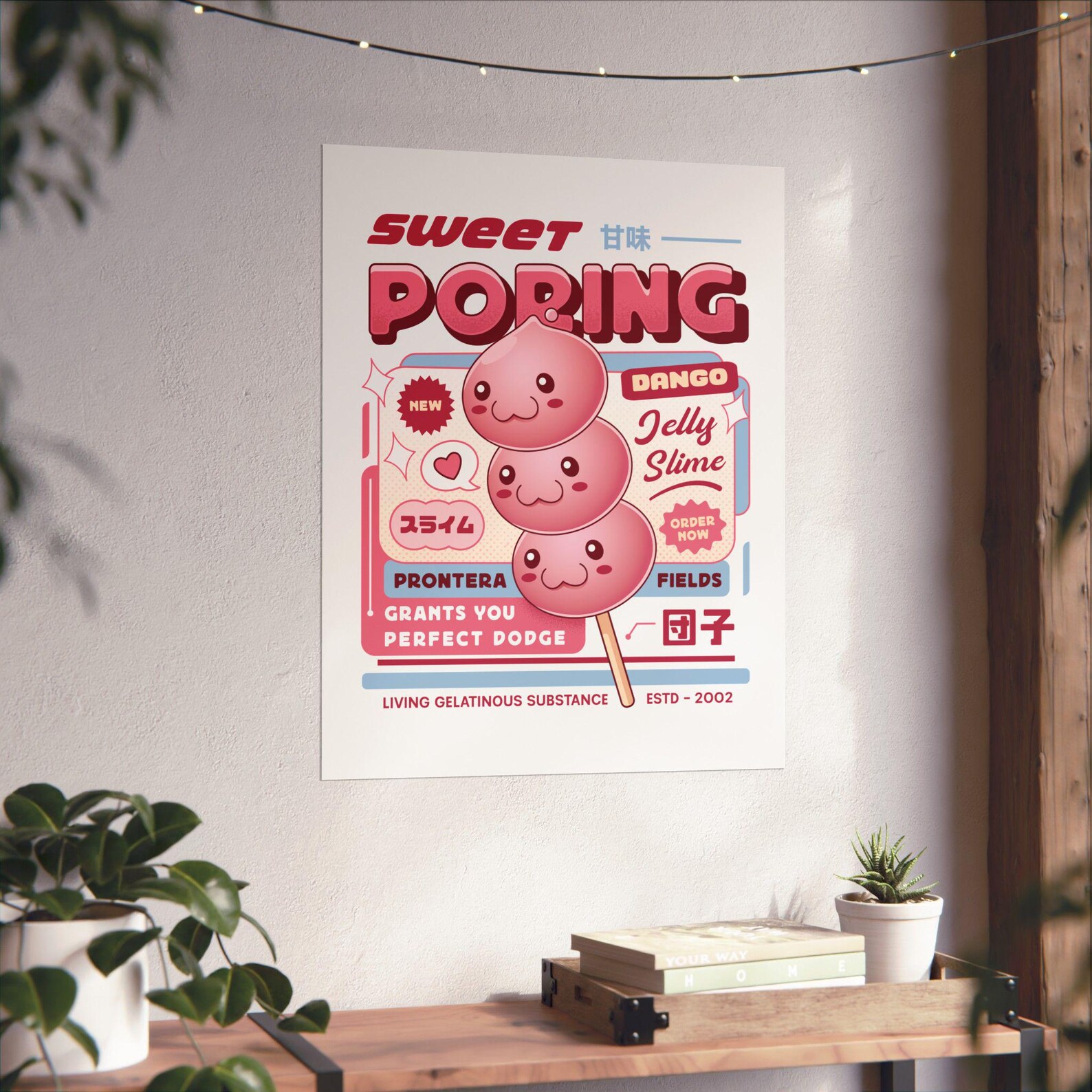 Poring Dango Matte Vertical Poster. Ragnarok Online Video Game // Slime ...