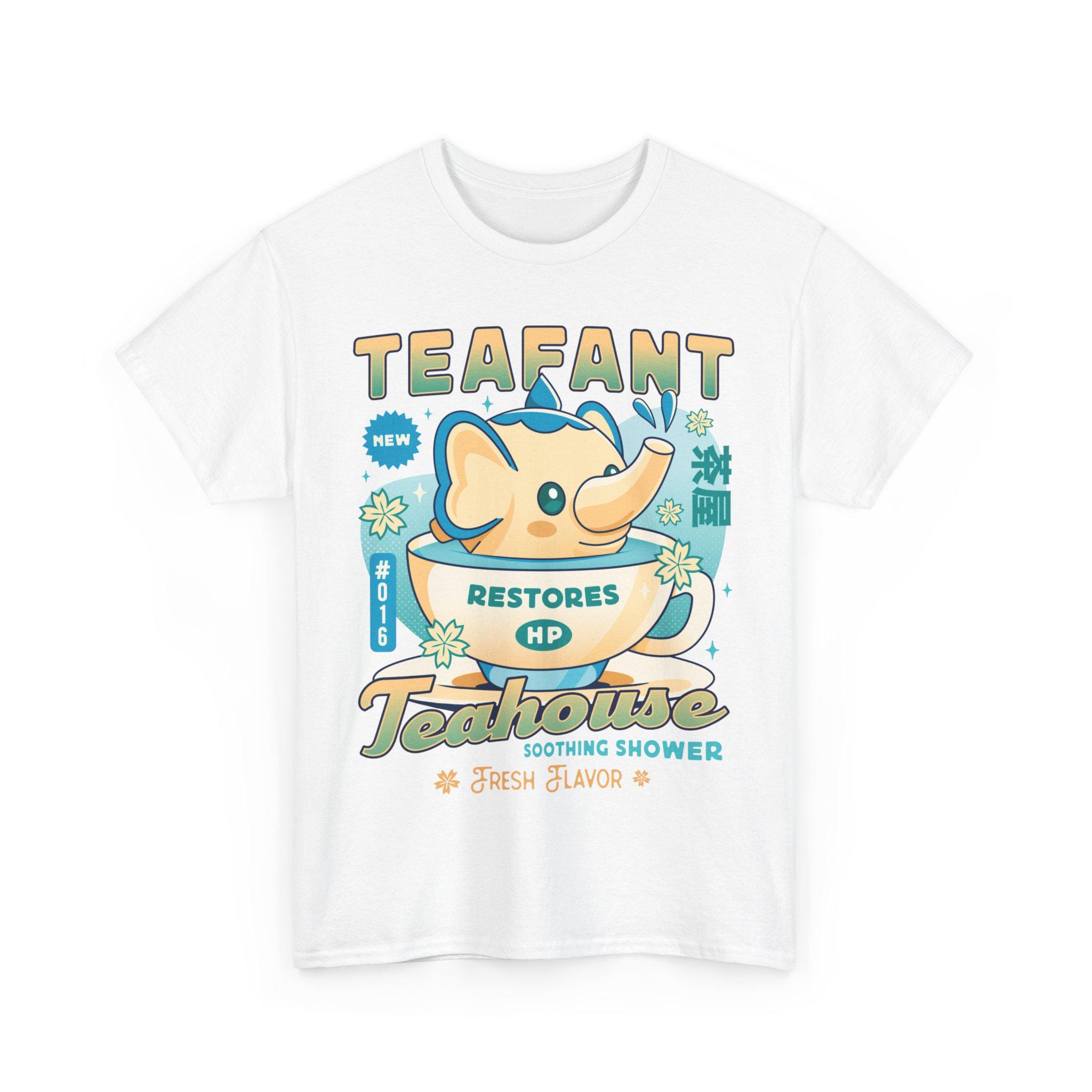 Teafant Cute Teahouse Unisex T-shirt // Palworld Video Game